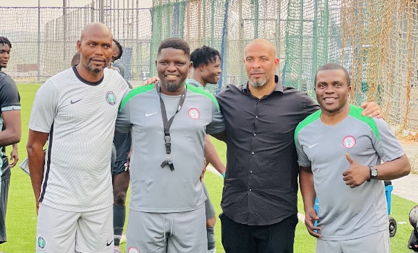Chelle, Eguavoen join Super Eagles B training in Ikenne