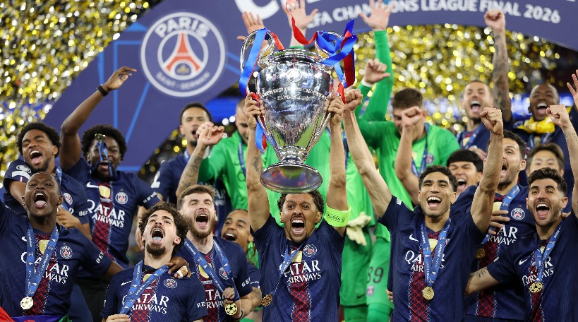 Dominant PSG edge Arsenal on penalties to retain Champions League title