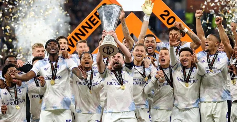 Aston Villa sweep past Freiburg to win Europa League, end 30-year drought