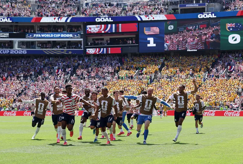 World Cup: USA ease past Australia to join co-hosts Mexico in round of 32